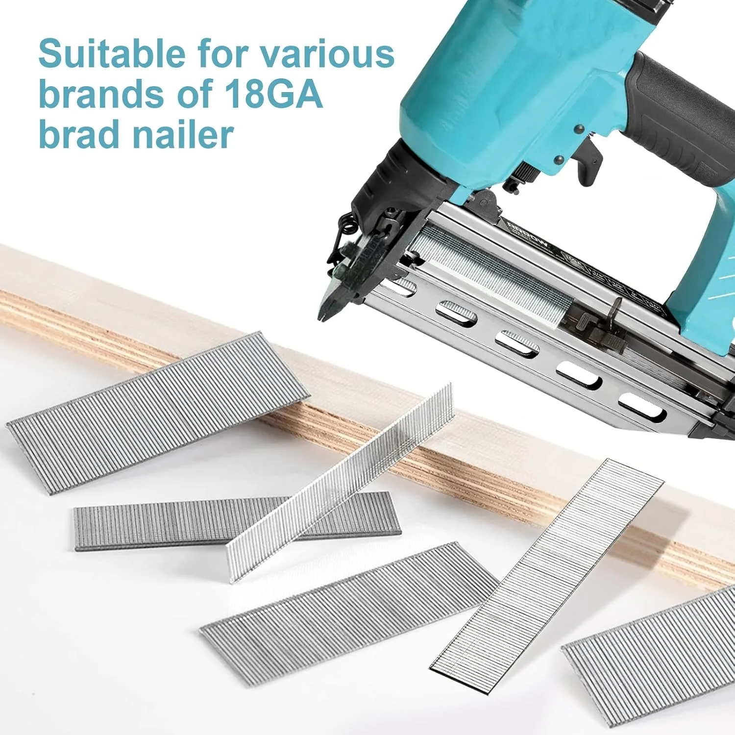 18 gauge brad nails detail image showing nail gun compatibility
